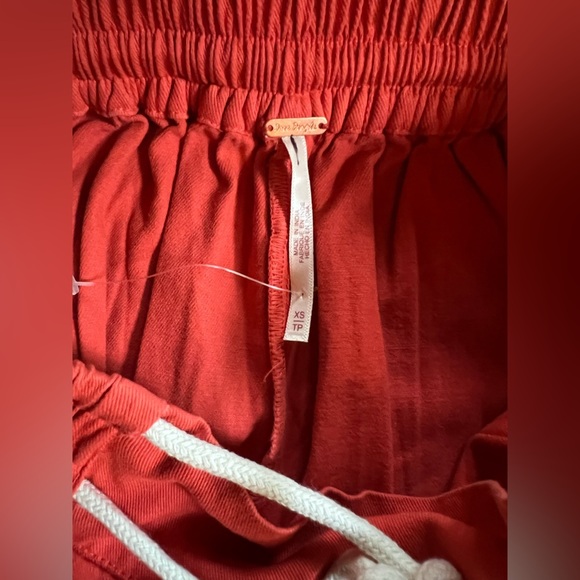 NEW Free People Flores Short Poppy Red Size XS NWOT - Picture 6 of 8